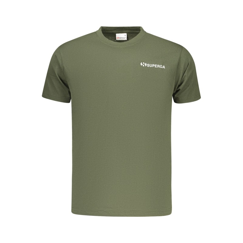 SUPERGA T-SHIRT MANICHE CORTE UOMO VERDE