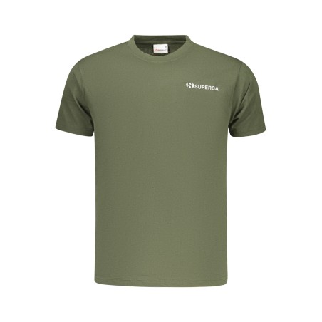 SUPERGA T-SHIRT MANICHE CORTE UOMO VERDE