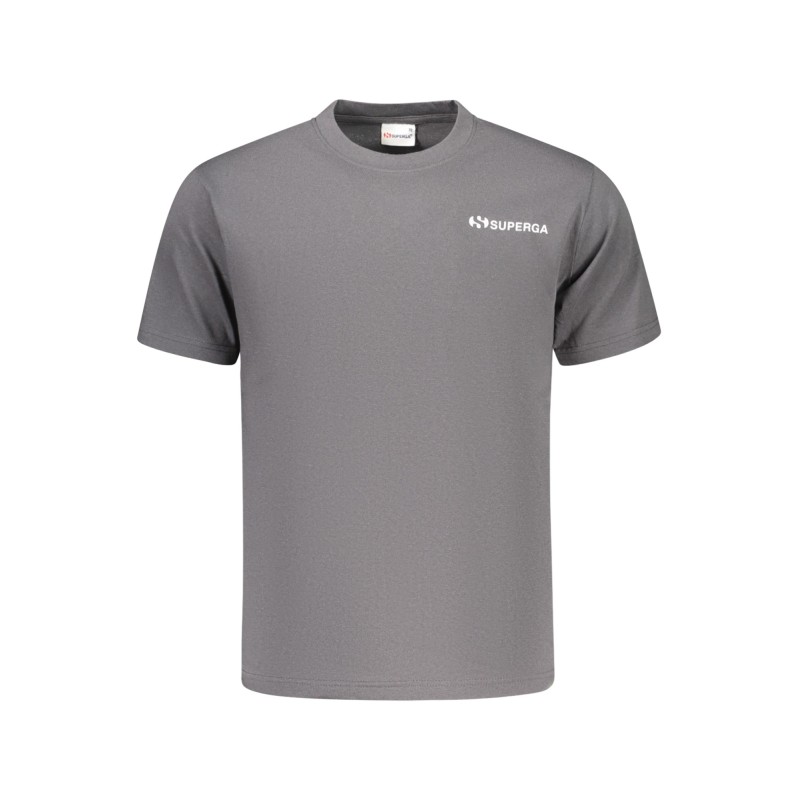SUPERGA T-SHIRT MANICHE CORTE UOMO GRIGIO