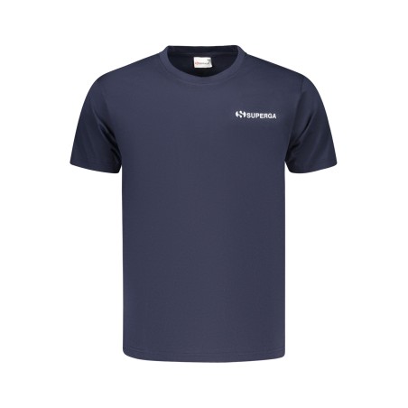 SUPERGA T-SHIRT MANICHE CORTE UOMO BLU