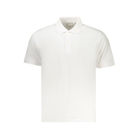 PEPE JEANS POLO MANICHE CORTE UOMO BIANCO
