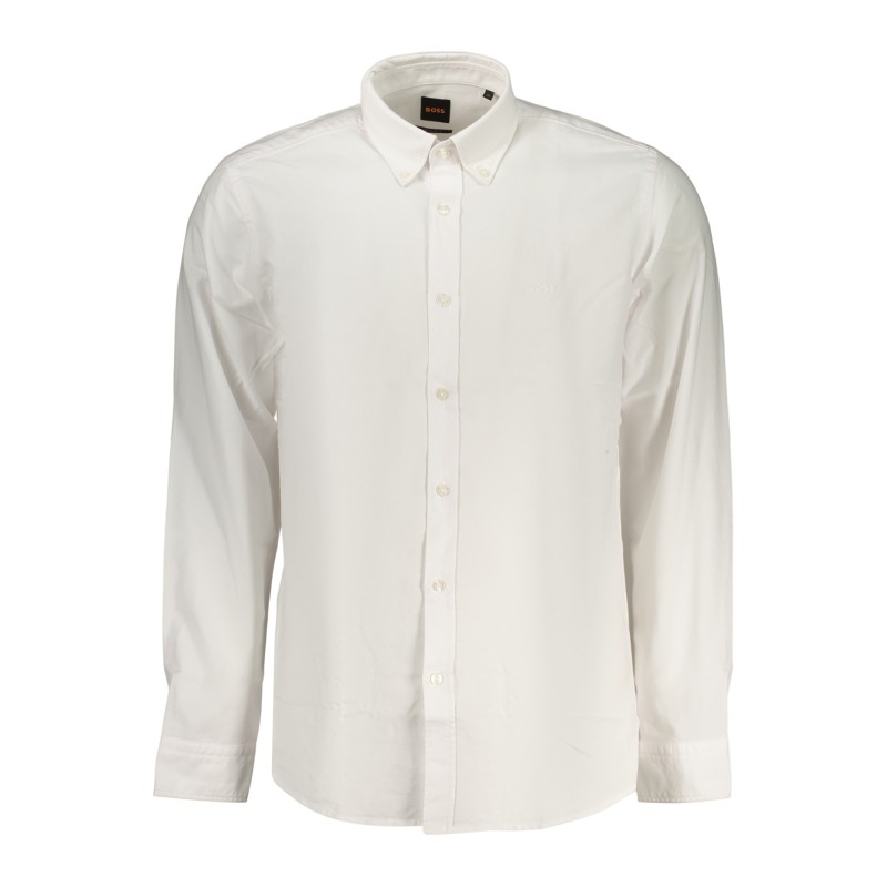 BOSS CAMICIA MANICHE LUNGHE UOMO BIANCO
