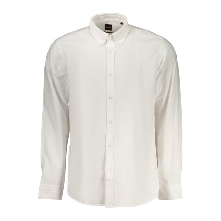 BOSS CAMICIA MANICHE LUNGHE UOMO BIANCO