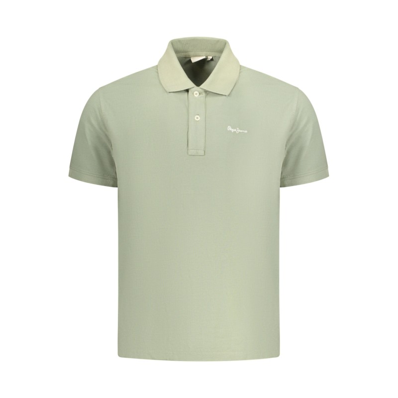 PEPE JEANS POLO MANICHE CORTE UOMO VERDE