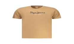 PEPE JEANS T-SHIRT MANICHE CORTE UOMO MARRONE