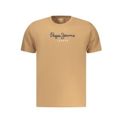 PEPE JEANS T-SHIRT MANICHE CORTE UOMO MARRONE