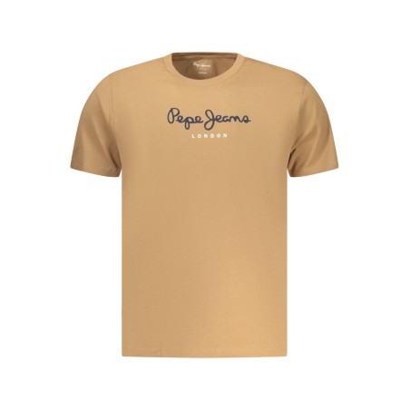 PEPE JEANS T-SHIRT MANICHE CORTE UOMO MARRONE