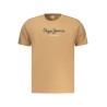 PEPE JEANS T-SHIRT MANICHE CORTE UOMO MARRONE
