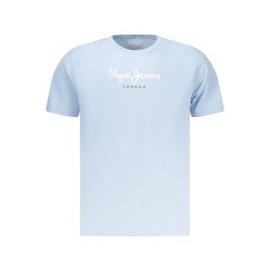 PEPE JEANS T-SHIRT MANICHE CORTE UOMO AZZURRO