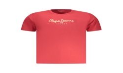 PEPE JEANS T-SHIRT MANICHE CORTE UOMO ROSSO