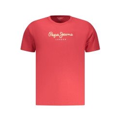 PEPE JEANS T-SHIRT MANICHE CORTE UOMO ROSSO