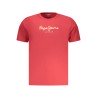 PEPE JEANS T-SHIRT MANICHE CORTE UOMO ROSSO