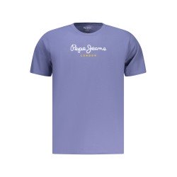 PEPE JEANS T-SHIRT MANICHE CORTE UOMO BLU