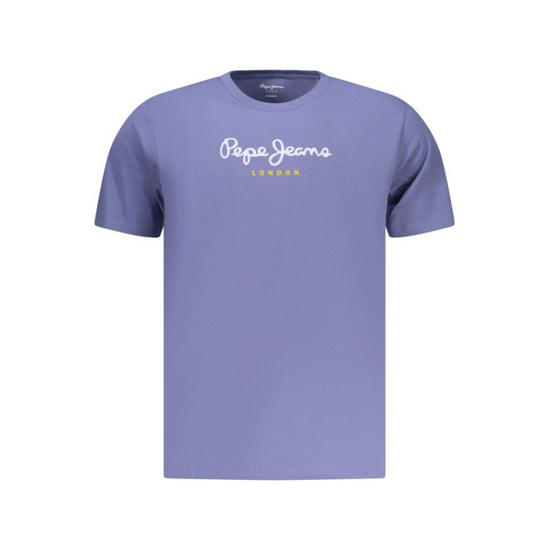 PEPE JEANS T-SHIRT MANICHE CORTE UOMO BLU