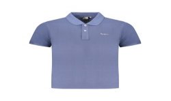 PEPE JEANS POLO MANICHE CORTE UOMO BLU