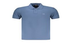BOSS POLO MANICHE CORTE UOMO BLU