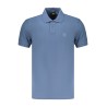 BOSS POLO MANICHE CORTE UOMO BLU