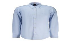 BOSS CAMICIA MANICHE LUNGHE UOMO AZZURRO