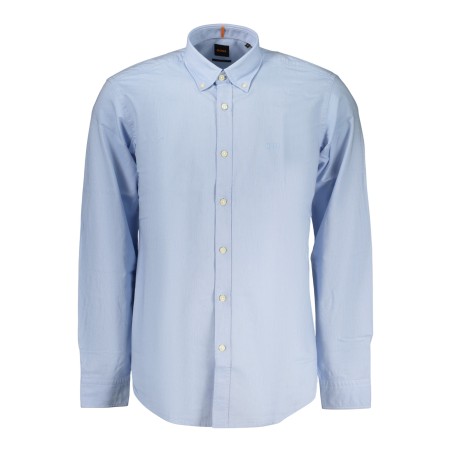 BOSS CAMICIA MANICHE LUNGHE UOMO AZZURRO