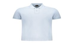 BOSS POLO MANICHE CORTE UOMO AZZURRO