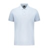 BOSS POLO MANICHE CORTE UOMO AZZURRO