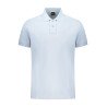BOSS POLO MANICHE CORTE UOMO AZZURRO
