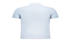 BOSS POLO MANICHE CORTE UOMO AZZURRO