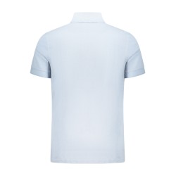 BOSS POLO MANICHE CORTE UOMO AZZURRO
