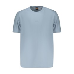 BOSS T-SHIRT MANICHE CORTE UOMO AZZURRO