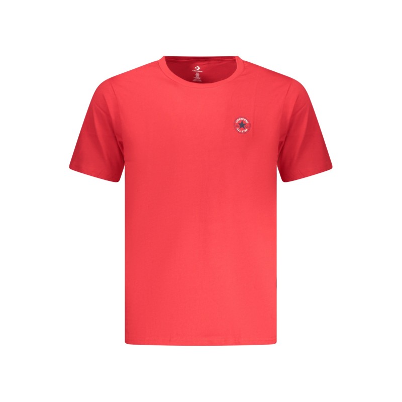 CONVERSE T-SHIRT MANICHE CORTE UOMO ROSSO