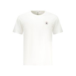 CONVERSE T-SHIRT MANICHE CORTE UOMO BIANCO