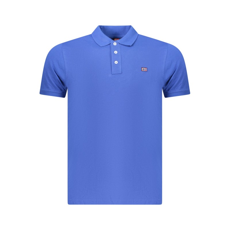 NORWAY 1963 POLO MANICHE CORTE UOMO BLU