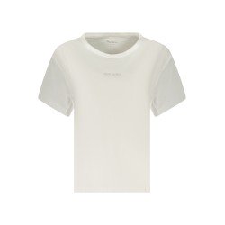 PEPE JEANS T-SHIRT MANICHE CORTE DONNA BIANCO