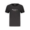 PEPE JEANS T-SHIRT MANICHE CORTE DONNA NERO