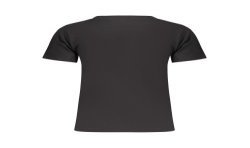 PEPE JEANS T-SHIRT MANICHE CORTE DONNA NERO