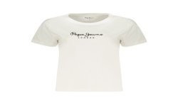 PEPE JEANS T-SHIRT MANICHE CORTE DONNA BIANCO