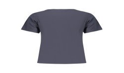 PEPE JEANS T-SHIRT MANICHE CORTE DONNA BLU