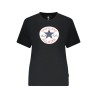 CONVERSE T-SHIRT MANICHE CORTE DONNA NERO