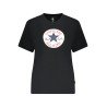 CONVERSE T-SHIRT MANICHE CORTE DONNA NERO