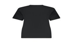 CONVERSE T-SHIRT MANICHE CORTE DONNA NERO