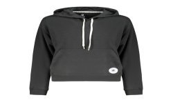 CONVERSE FELPA SENZA ZIP DONNA NERO