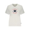 CONVERSE T-SHIRT MANICHE CORTE DONNA BIANCO