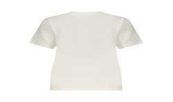 CONVERSE T-SHIRT MANICHE CORTE DONNA BIANCO