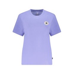 CONVERSE T-SHIRT MANICHE CORTE DONNA VIOLA