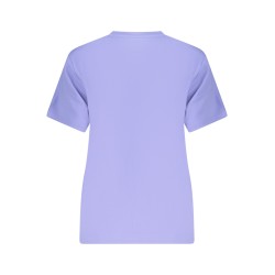 CONVERSE T-SHIRT MANICHE CORTE DONNA VIOLA