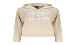CONVERSE FELPA SENZA ZIP DONNA BEIGE