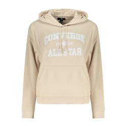 CONVERSE FELPA SENZA ZIP DONNA BEIGE