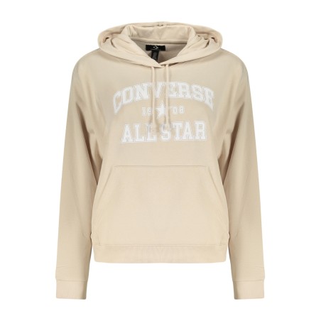 CONVERSE FELPA SENZA ZIP DONNA BEIGE