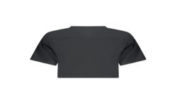 CONVERSE T-SHIRT MANICHE CORTE DONNA NERO