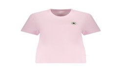 CONVERSE T-SHIRT MANICHE CORTE DONNA ROSA